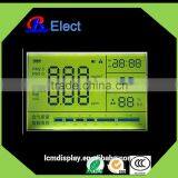 Positive 8 Segment Monochrome AQI PM2.5 Lcd Display