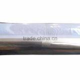 High density silver foil faced butyl rubber based sound damping roll