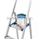 COMPACT DESIGN 5 Step Household Aluminum Ladder With Handrail. thumbnail-4