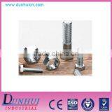 Factory stainless high tensile fastener hex bolt and nut