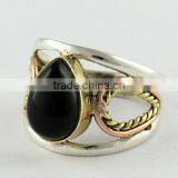 Lovely Black Onyx !! Bezel Setting 925 Sterling Silver Ring, Silver Jewelry Wholesale, 925 Sterling Silver Jewelry thumbnail-3