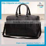 Large Capacity PU Weave Leather New Design Fashionable Travel Luggage Bags Quality Choice Most Popular thumbnail-1