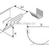 Half Round Gutter Machine For Rainwater Round Gutter Hydraulic Cutting Plc Control thumbnail-2
