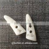 MINI WHITE HORN RESIN BUTTON FOR CHILDREN'S GARMENTS