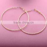 <<<2016 Gold Plated Women European Style Circle Earring Fashion Hoop Earrings/ thumbnail-5