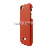 hot setting case for iphone 5, luxury genuine leather back cover