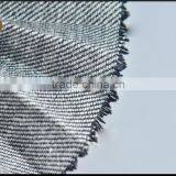 Black & White Yarn Dyed Fabric Linen Polyester Rayon Woven Twill Fabric for Pants thumbnail-3