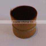 brown color nylon hair,synthetic hair,PPT fibre,PBT fibre