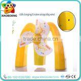 New Design M Shape Usb Mini Battery Charger Electric Table Fan Toys for Kids thumbnail-5