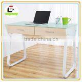 Hot New Toughened Glass Computer Desk, Personalized Office, Home Computer Desk thumbnail-1