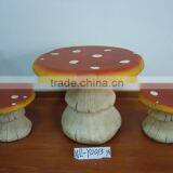 Garden Mushroom Table Sert