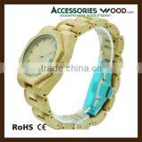 Natural Wood Waterproof Quartz Wooden Watch With Customized Logo thumbnail-4