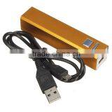 2600mah Aluminum Portable Power Bank