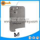 2015 HOT 2 Button Smart Key Without Blade With Logo Car Key Card Cover Shell Blank for Renault Laguna II