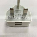 2016 Factory Top Quality 2/double Port Dual Port Usb Car Charger Adapter for Phone and Electronic Products