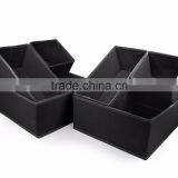 Closet / Dresser Storage Drawer Organizer Basket for Bras, Socks, Underwear, Tie, Scarves, Gloves and More - 6 Piece thumbnail-1