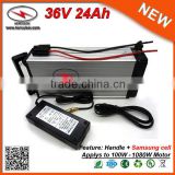 Cheap Price 36V 20Ah 1000W Deep Cycle Battery for Electric Bike with Aluminum Waterproof Case