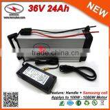 Deep Cycle Green EVS Electric Bike Battery 36V 24Ah With Samsung Cell , 36V 800W Electric Bike Battery thumbnail-5