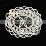 Garment Accessories, Decoration Lace with Rhinestone