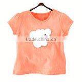 girls t-shirt kids cotton tshirts short sleeve tees pink soft tees little girls wholesale