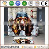 3D Printing Dog Bathroom Shower Curtain thumbnail-1