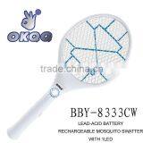 BBY-8333IW USEFUL BAT POWERFUL ELECTRIC MOSQUITO SWATTER WITH LED thumbnail-5