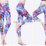 Wholesale Sublimation Compression Pants Elastic Band Pants High Quality Yoga Pants thumbnail-1