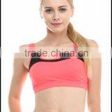 Kiteng 2016 New Design Yoga Sports Bra With Contrast Color Mesh Panel Wicking Fabric and Padding Office In United States thumbnail-6