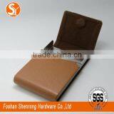 Vertical Leather Credit Card Case for Business Cards thumbnail-5