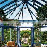 Direct manufacturer aluminum frame modern glass house,garden room,sun proof