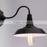 Industrial Metal Wall Lamps In Black thumbnail-1