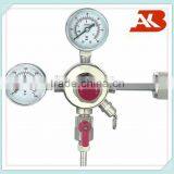 CE Certificate CO2 Carbon Dioxide Gas Pressure Regulator With Double Gauge thumbnail-1
