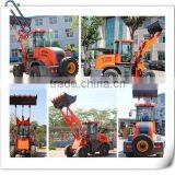 Small Scale Construction Machinery 2000kg Front End Loader With Backhoe Bucket thumbnail-2