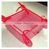 Christmas Cotton Fabric Heated Bread Basket