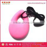 Food Grade Chewable Teething Necklace Silver Gemstone Pendant thumbnail-2