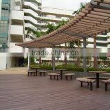 Anti-uv WPC Pergola No Smell High Quality Wpc Outdoor Pergola Column thumbnail-3