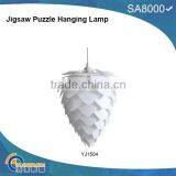 Home Decorative Jigsaw Puzzle Hanging Lamp thumbnail-1