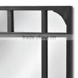 Tall Rectangular Iron Garden Mirror thumbnail-2