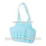 Adjustable Button Type Sink Storage Basket, Food Hanging Baskets Plastic Kitchen thumbnail-3