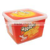 3.5L IML Plastic Cookie Box /Biscuit Container,Certificate Pet Food Containers thumbnail-4