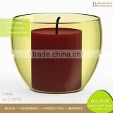 2014 Replacement Novelty OEM/ODM Glass Ball Tealight Holder thumbnail-3