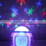 Music and Starry Sky Calendar/LED Light Clock/time Date Week and Thermometer Table Alarm thumbnail-3
