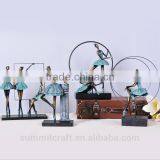 Home Decoration Items Resin Bronze Ballerina Sculpture thumbnail-6