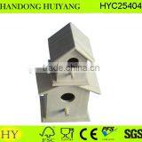 Wholesale New Unfinished Wooden Bird House thumbnail-1