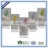 Ceramic Pineapple Shaped Gold Glazed Storage Jar Candy Chocolate Pot Drink Container thumbnail-1