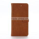 High Quality Crazy-horse PU Card Bumper/pocket Cell Phone Case for Fujitsu thumbnail-5