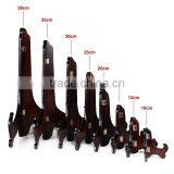 Black Wooden Plate Display Easel Holder Brace Stand thumbnail-3