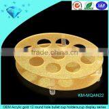 Shenzhen Custom Made Leaf Shape Acrylic Gold Serving Trays Wholesale thumbnail-3