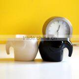 Set of 2 Black and White Elephant Coffee Mug thumbnail-1