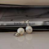 Raindrop 9-10mm Freshwater Pearls Earrings thumbnail-3